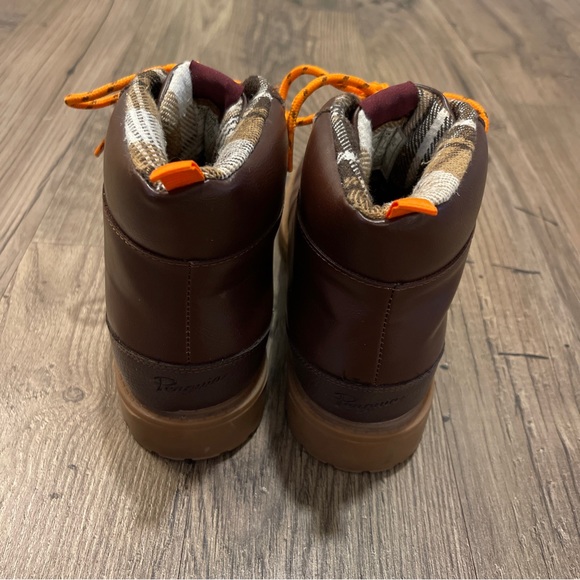 EUC Kids’ Original Penguin By Munsingwear Brown Boots - Size 3 - Picture 4 of 5